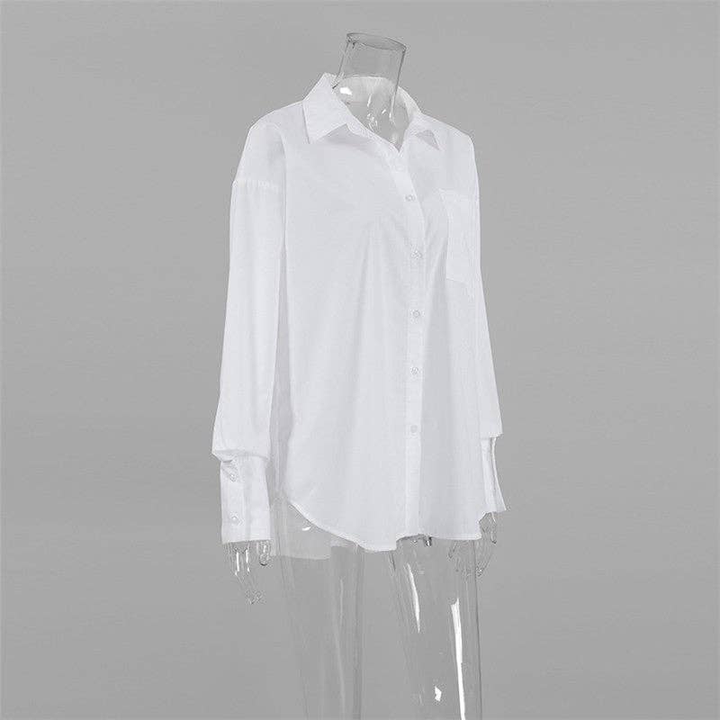 Effortless Elegance: White Oversized Shirt for wholesale on Faire6