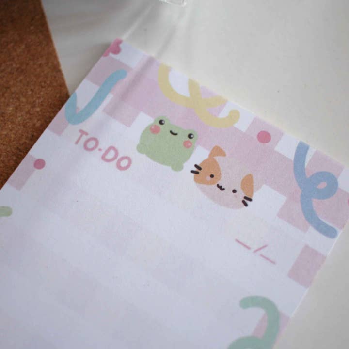 Pastel Animal To Do List Memo Pads for wholesale by Paperkumaco