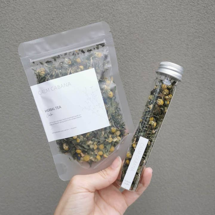 Calm Cabana - Wholesale Losse thee - Kalmerende kruidenthee - reageerbuis van 10 g