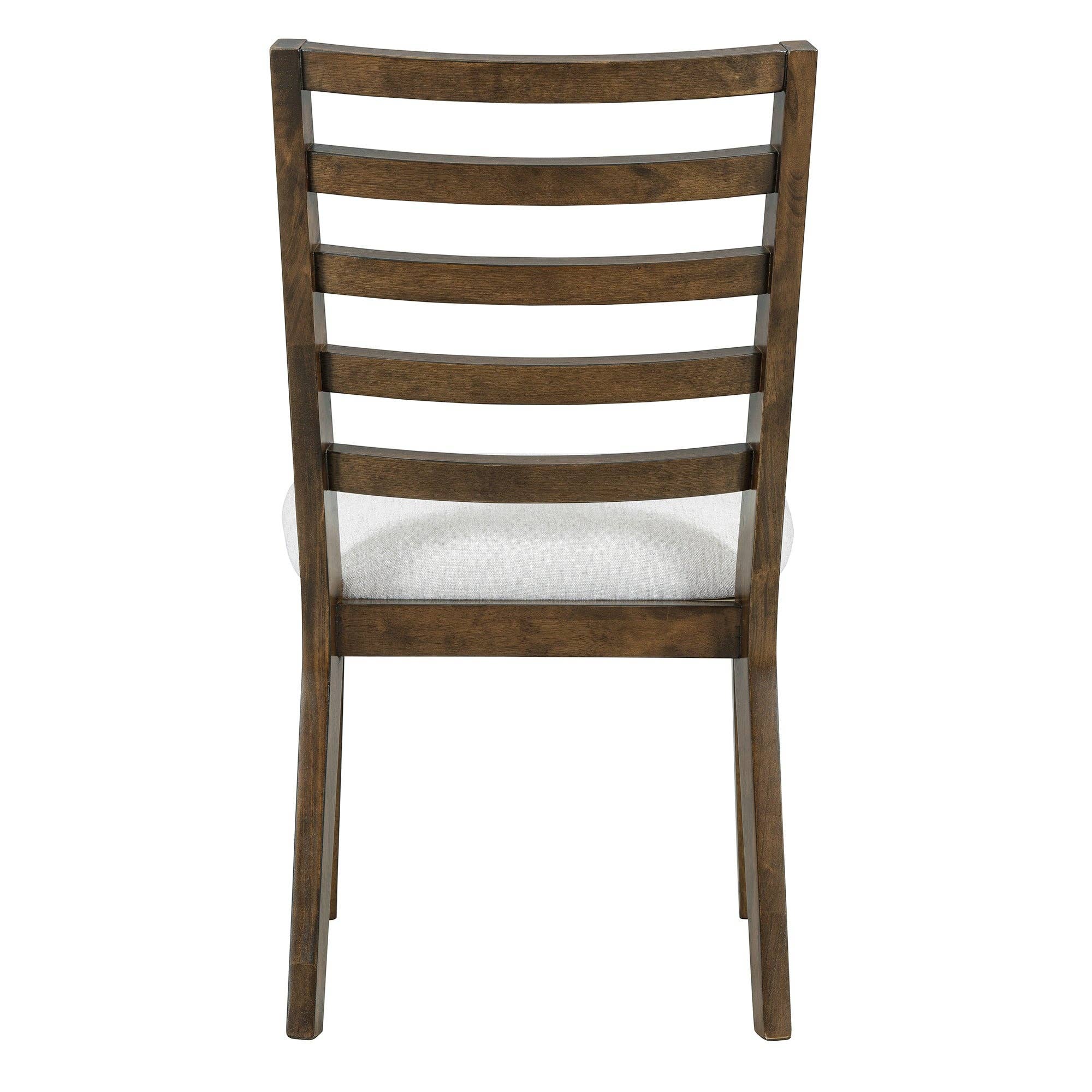 39F Inc. - Vente Salon de terrasse - Ensemble de salle à manger extensible rond en noyer de 5 pièces pour 4 personnes40