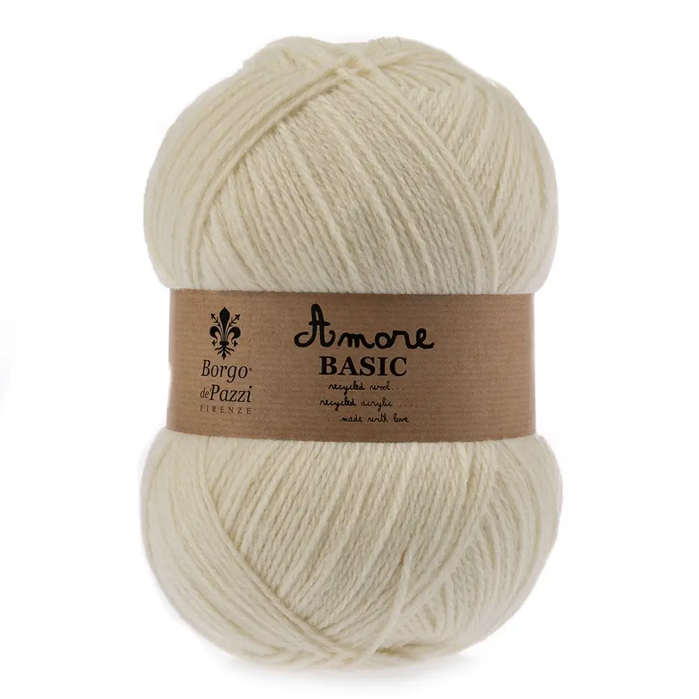 Borgo de' Pazzi - Firenze - Vente Fils à tricoter - Basic Love - Fils doux en laine mélangée de 250 g, fabriqués en Italie0