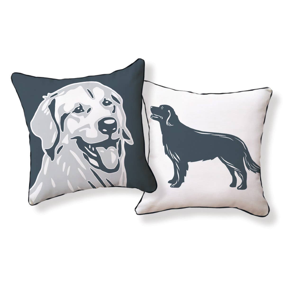 Naked Decor - Wholesale Throw/Decorative Pillow - Classic Golden Retriever Pillow Case2