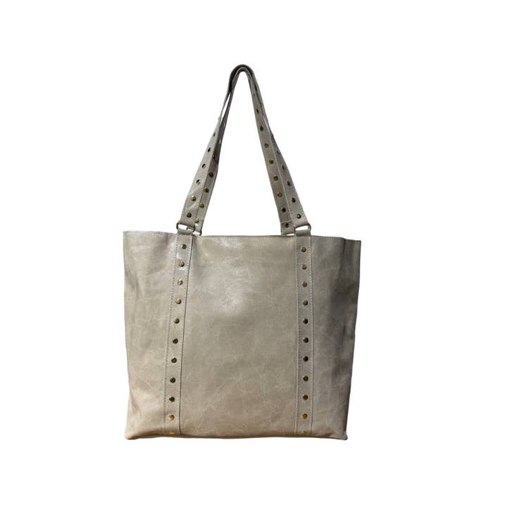 Louisa lee - Wholesale Tote bag – Women's - STUDDED LEATHER TOTE OLAIAIA