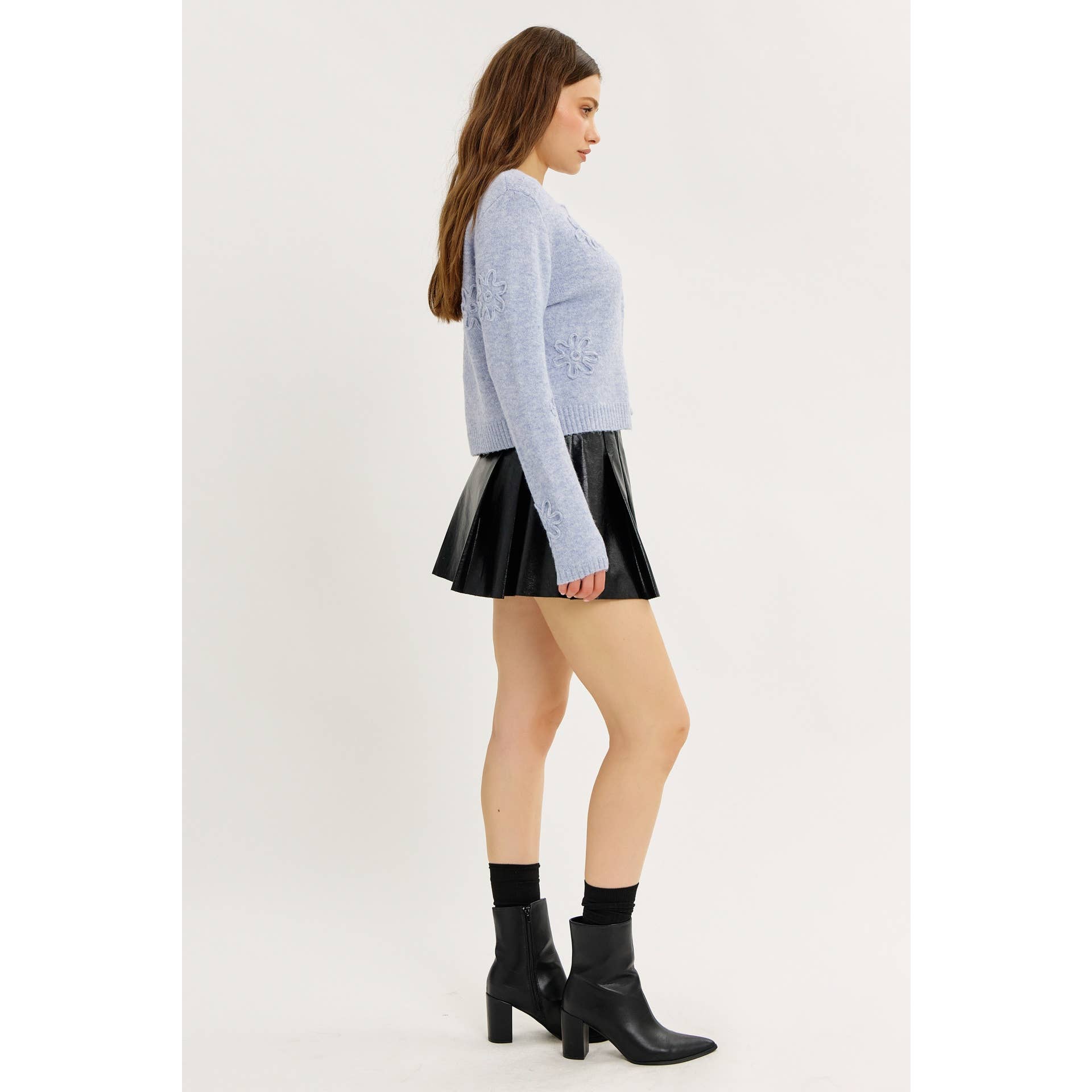 idem ditto – Engroshandel Cardigan - Dame – BOLERO CARDIGAN MED BLOMSTERMOTIV25