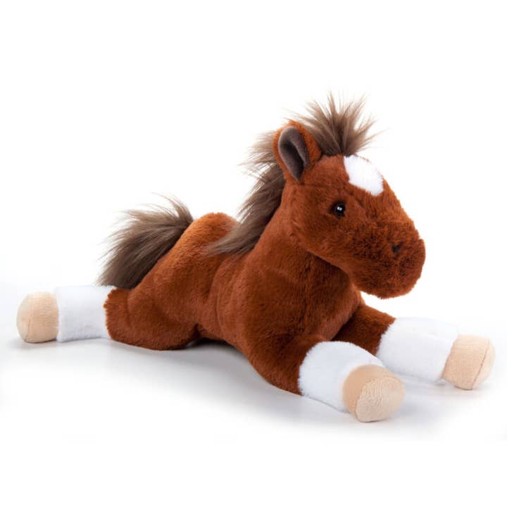 The Petting Zoo - Wholesale Stuffed/Plush Toy - Kids & Baby - 16" (39cm) Medium Floppy Horse Chestnut
