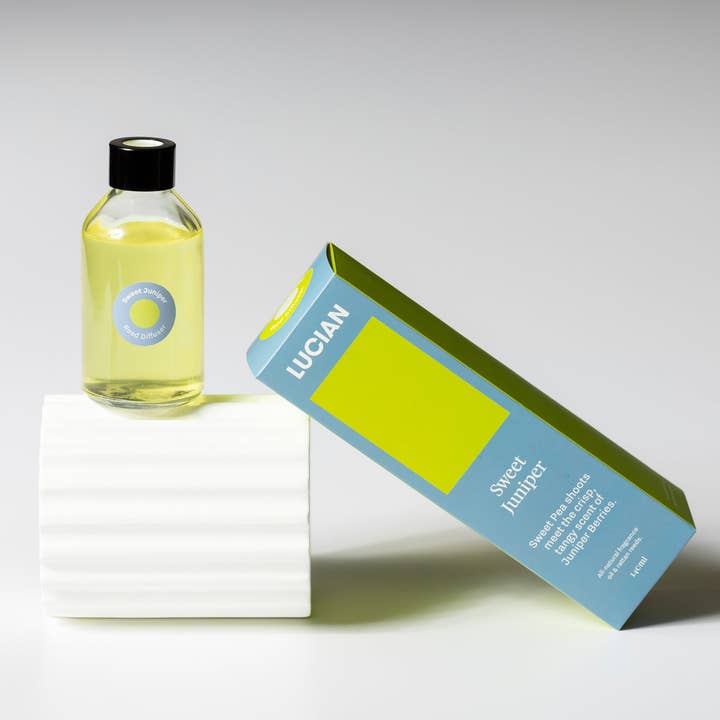 Zoete jeneverbes diffuser voor wholesale door Lucian Candles