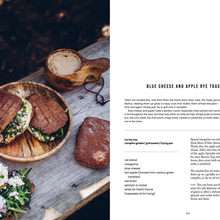 Cozy Publishing - Venta al por mayor Libro de cocina - Comida sobre la fogata: recetas para caminatas de un día y naturaleza