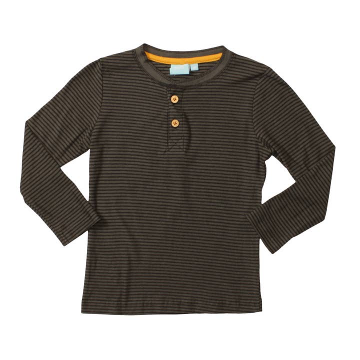 Micro Stripe Henley - Kleinkinder für den Großhandel von Bear Camp