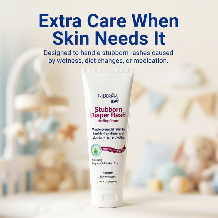 TriDerma Baby Stubborn Diaper Rash Cream | Maximum Strength for wholesale by TriDerma MD