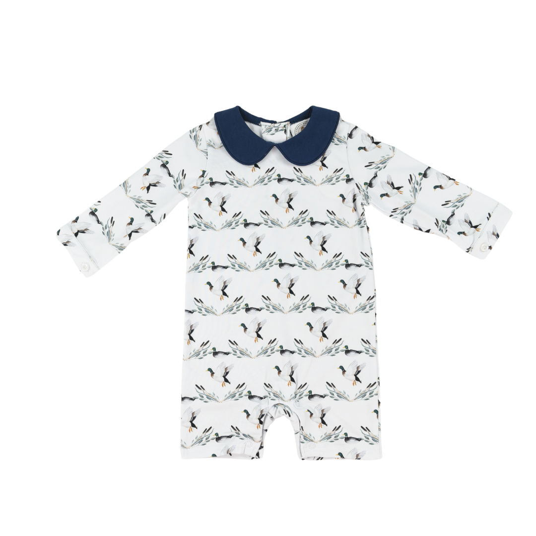 Cypress Row Childrens - Wholesale Jumpsuit - Baby - Mannered Mallards Boys Camden Classic Jon Jon0