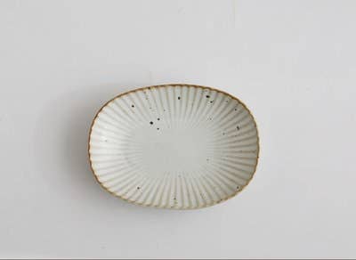 Gohobi （We cover U.S. import duties） - Wholesale Dinner plate - Gohobi Handmade Ceramic Japanese Style Oval Plate3