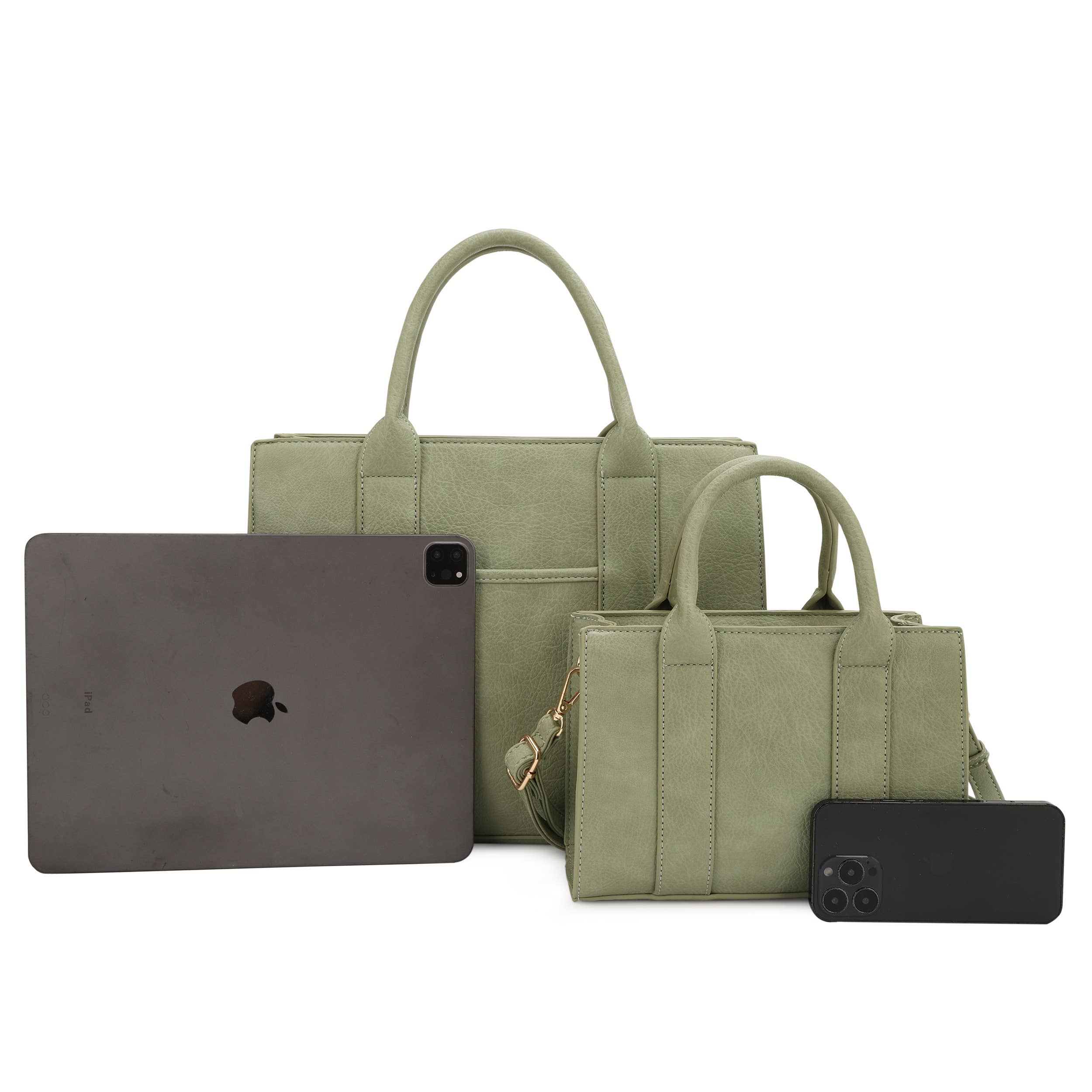 KAYLA+AVA - Wholesale Tote Bag - Women's - Mallory 2 in 1 Mommy and Me Tote Set12