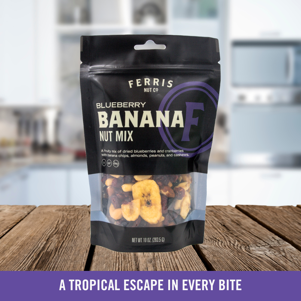 Ferris Coffee & Nut Co. - Wholesale Trail Mix - Blueberry Banana Nut Mix 10 oz.5