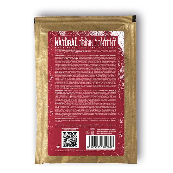 VISIONHAIRE SRL - Wholesale Hair Dye - Color Dust Vegetable Color - Professional Vegan formula - 40g -46