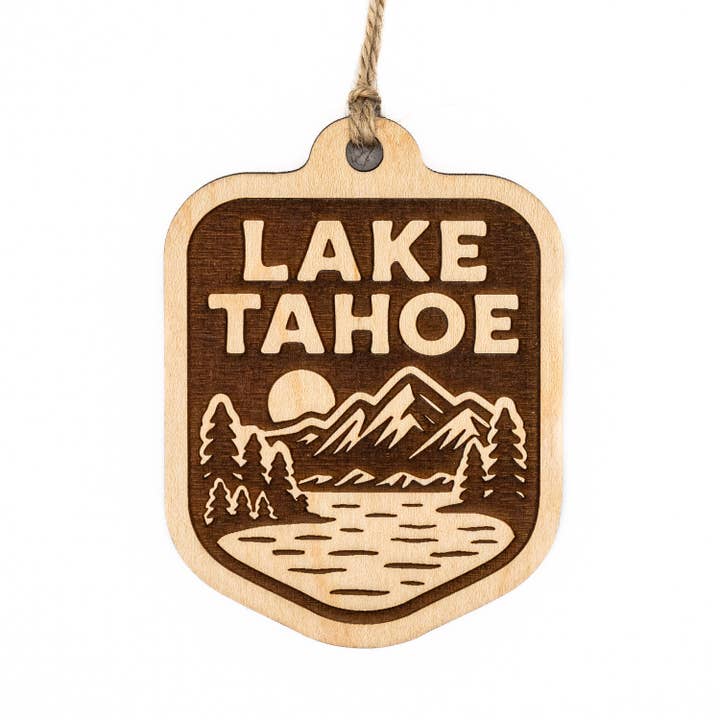 Ornement Patch du lac Tahoe pour la vente par Steamer Lane Design