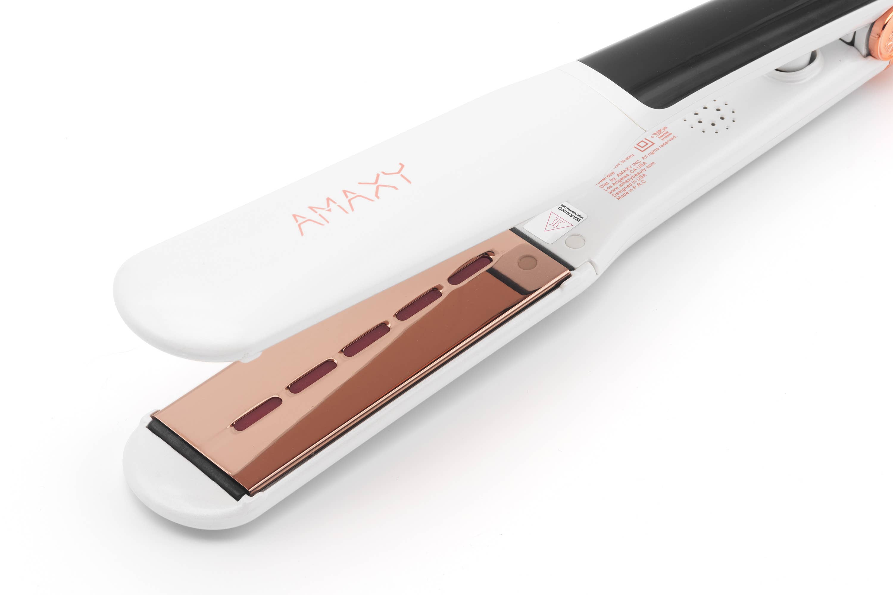 AMAXY – wholesale Straightener/flat iron – 1.5" Infrared Professional Flat Iron - White1