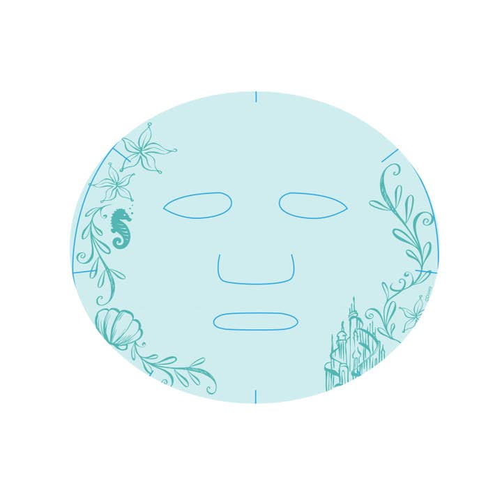 Mad Beauty USA LLC - Wholesale Skincare Face Mask - Mad Beauty Disney Ariel Sheet Face Mask 12pc