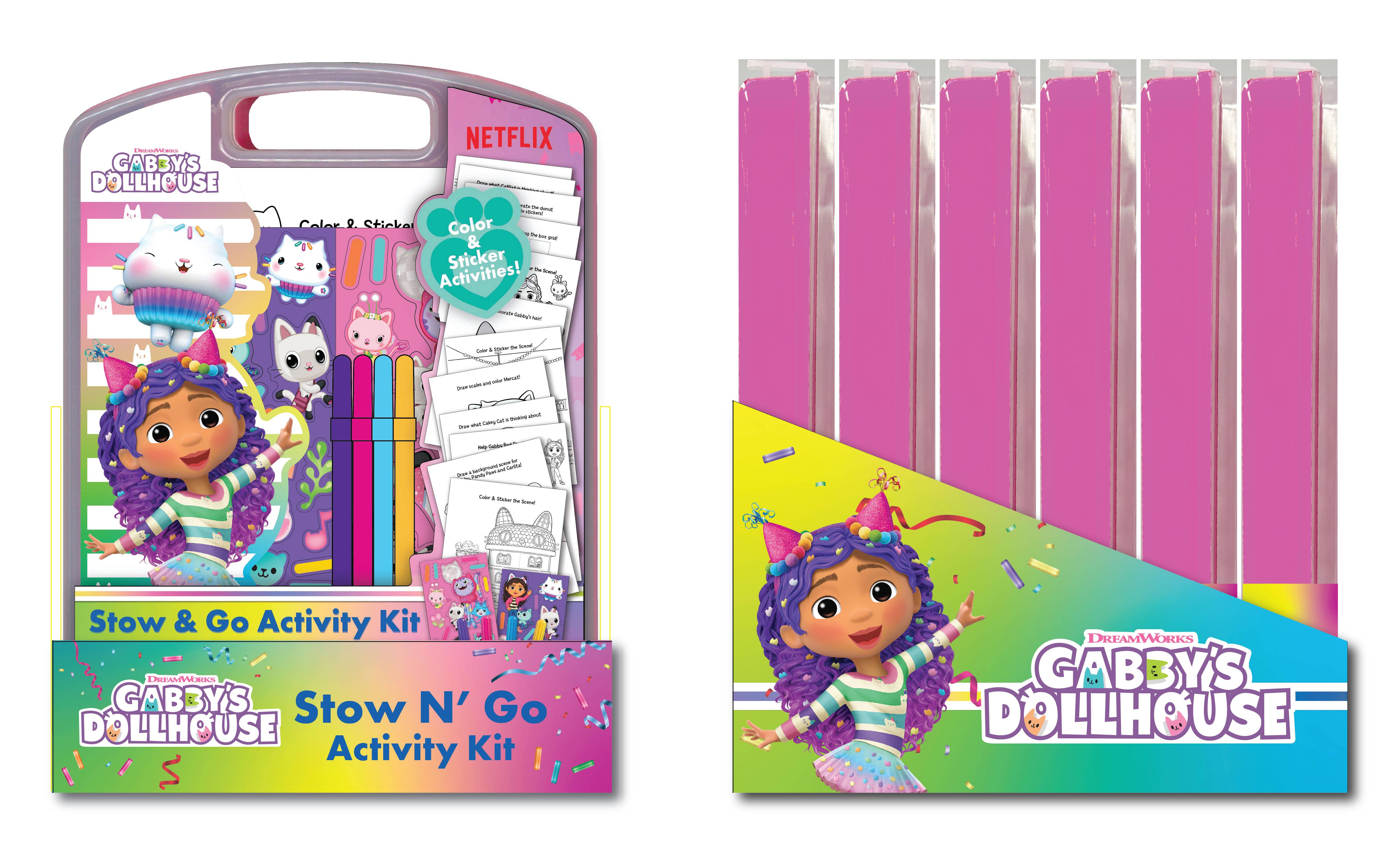 License 2 Play Toys - Wholesale DIY Craft Kit - Kids - Gabby’s Dollhouse Portable Craft Activity Kit in 6pc Display3