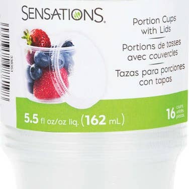 Bulk Party Decor - Wholesale Disposable Cup - Clear 5.5 oz Portion Cups with Lids, 16/Pkg2