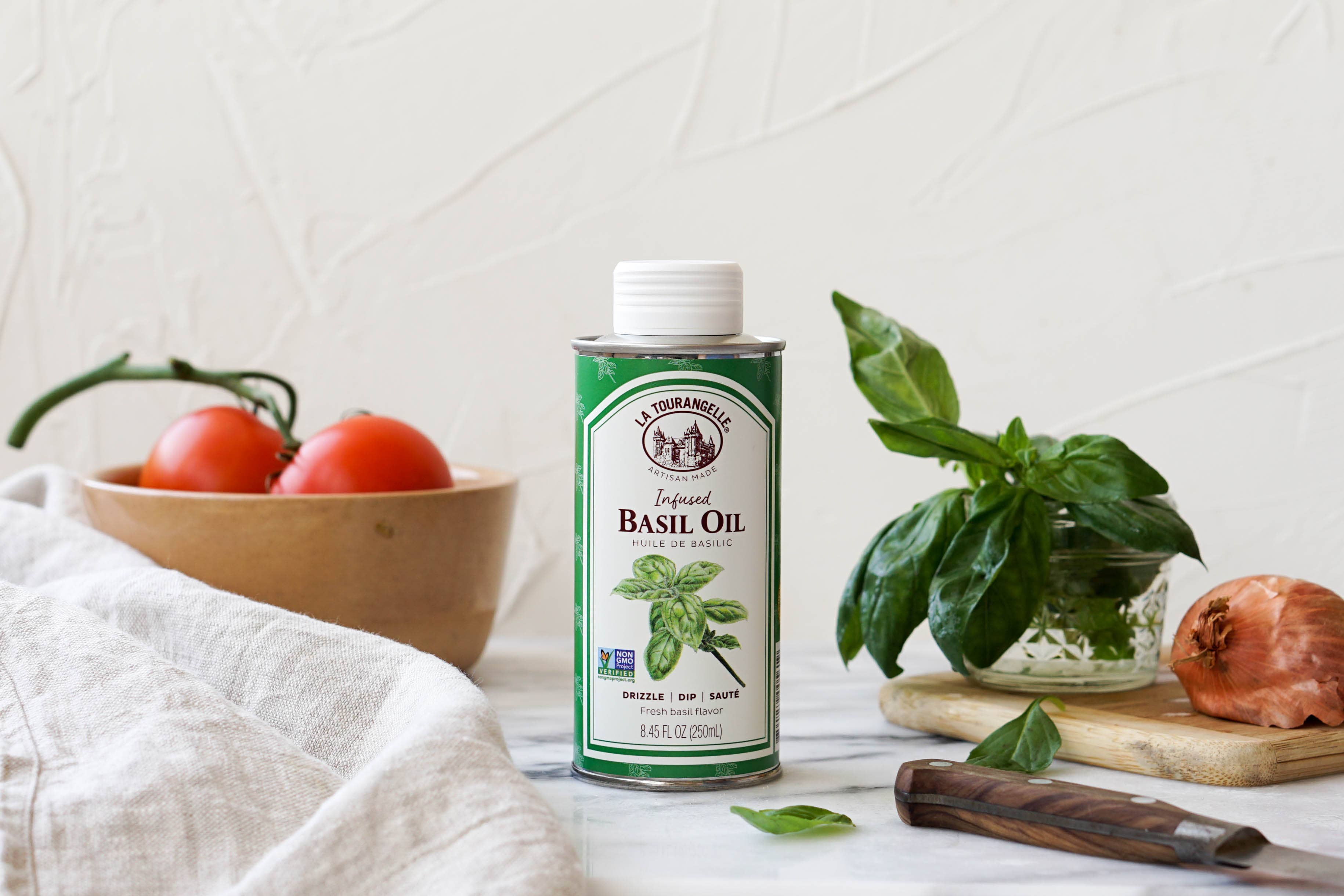 La Tourangelle - Wholesale Cooking Oil - La Tourangelle Basil Infused Oil, 8.45 Fl Oz - 6 Units6