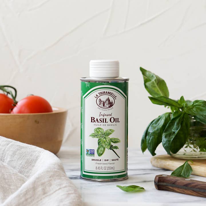 La Tourangelle - Wholesale Cooking Oil - La Tourangelle Basil Infused Oil, 8.45 Fl Oz - 6 Units6