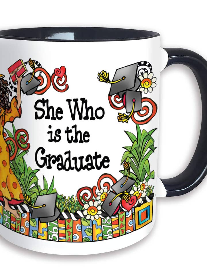Tazza in ceramica Graduate (She) per la vendita all'ingrosso da parte di Suzy Toronto Wholesale