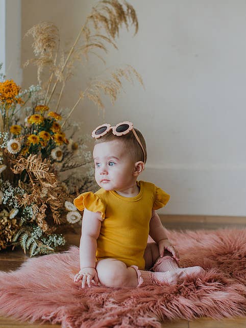 Ruffle Bodysuit Pussys Paw - Cali Sunshine for wholesale by Bambino and Bundles