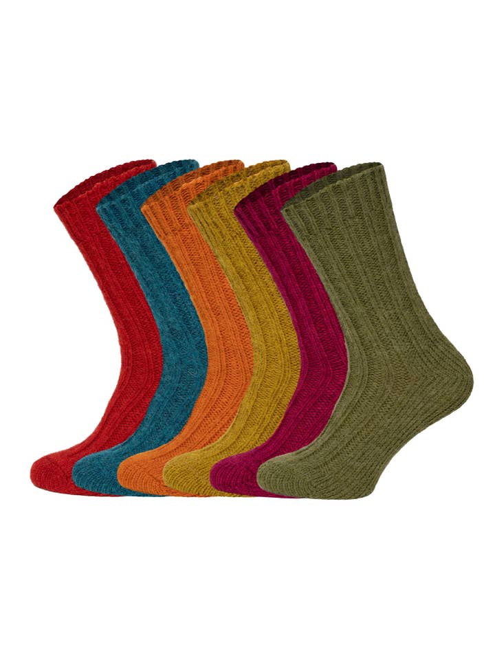 HomeOfSocks - Venta al por mayor Calcetines - Unisex - 2 pares de calcetines de alpaca coloridos «Color»11
