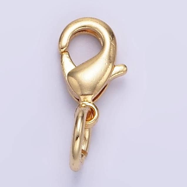 24K Gold Filled 8.5mm Minimalist Lobster Claw Clasps Closure Findings | Z868 for wholesale by Aim Eternal