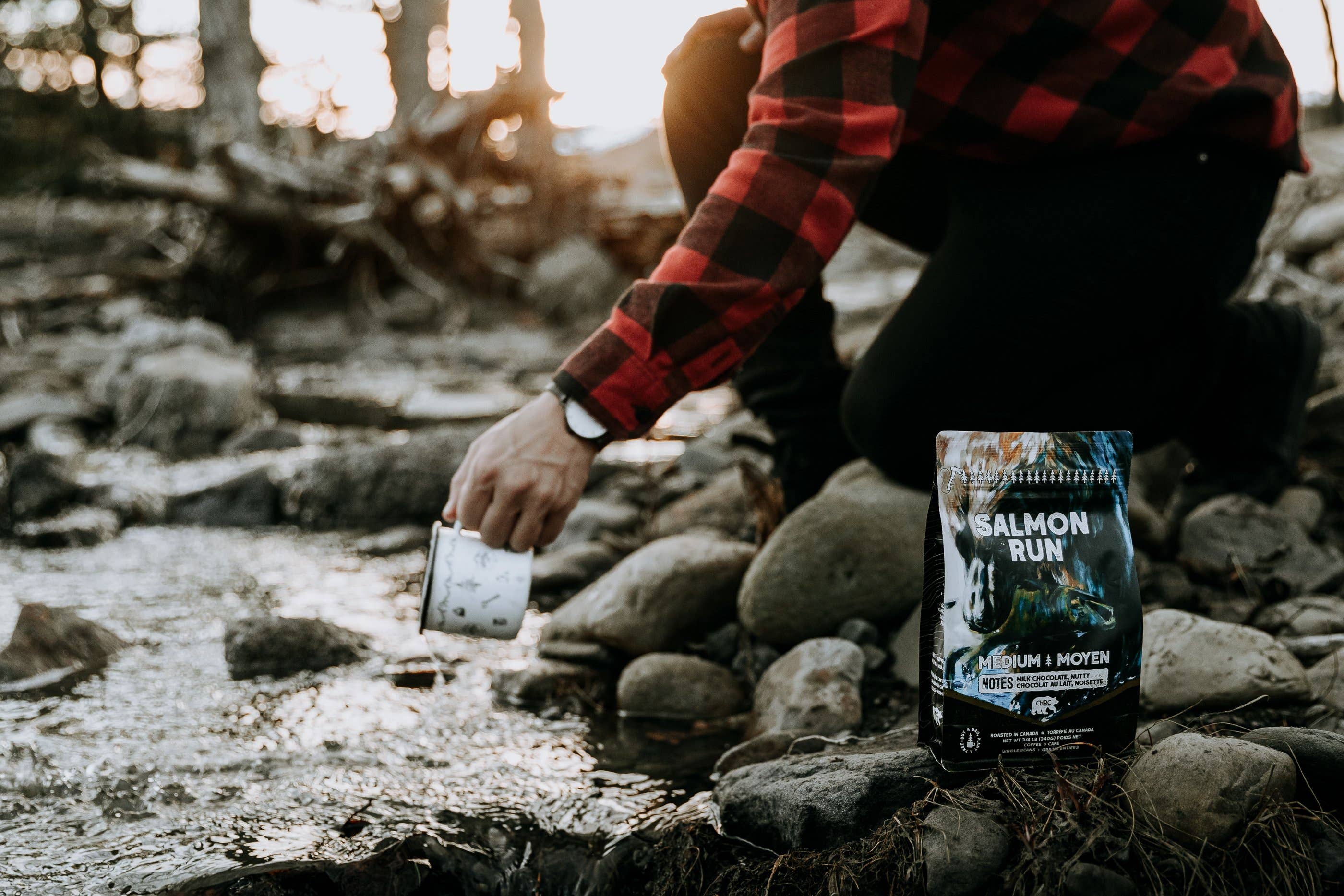 Canadian Heritage Roasting Company - Venta al por mayor Café en grano - Salmon Run - Café orgánico (MED)6