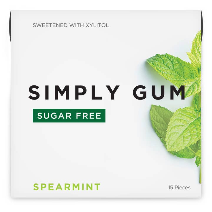 Simply Gum – Engroshandel Tyggegummi – Sukkerfri Spearmint Naturlig tyggegummi