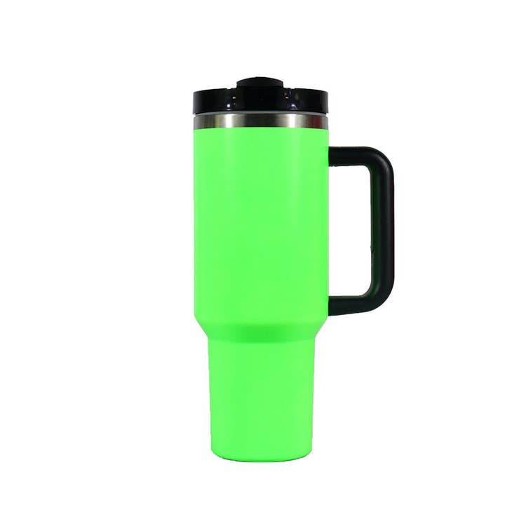Candles Meta - Wholesale Insulated Mug/Tumbler - 40oz Fluorescent Colored Surface Stainless Steel Tumblers