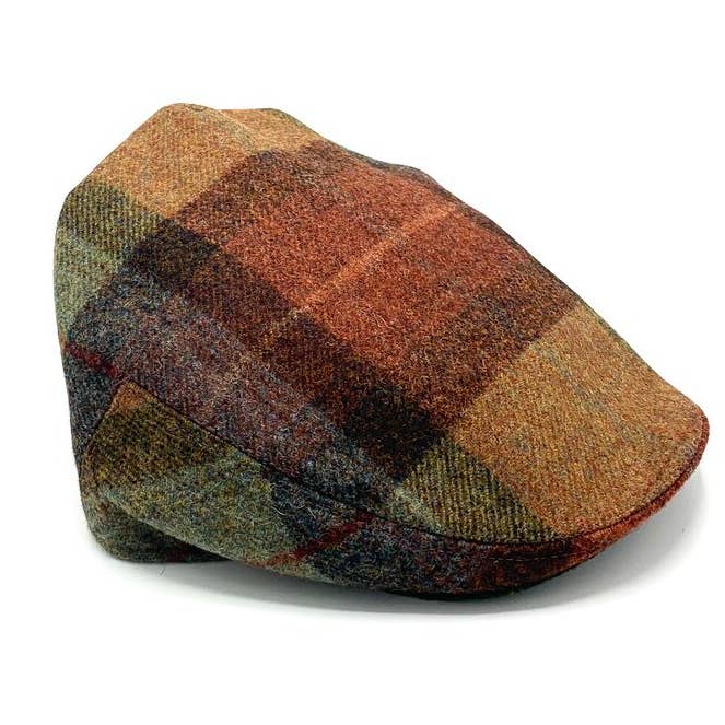 ORANGE SKYE FLAT CAP for wholesale by Kempadoo Millar Headwear