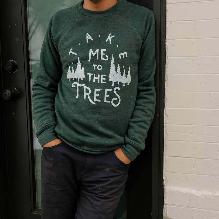 Moore Collection - Wholesale Graphic Sweatshirt - Unisex - The Trees Crewneck Sweatshirt1