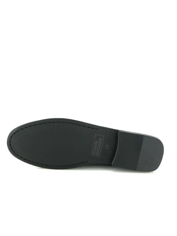 Brun Yoki loafers i cuoio little grainy læder for engroshandel på Faire6