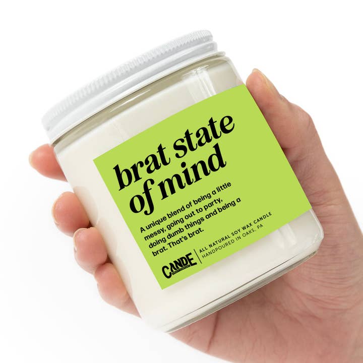 Brat State of Mind geurkaars voor wholesale door CE Craft Co