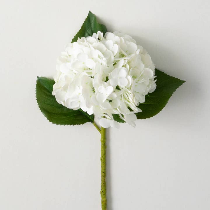 Sullivans Home Decor - Wholesale Artificial Flowers - Freshcut White Hydrangea Spray