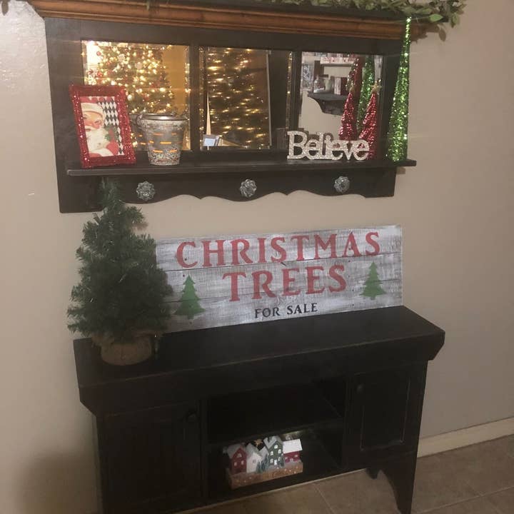 Rockin'Wood - Vente Pancarte - Panneau de Noël à vendre - Bois rustique récupéré2