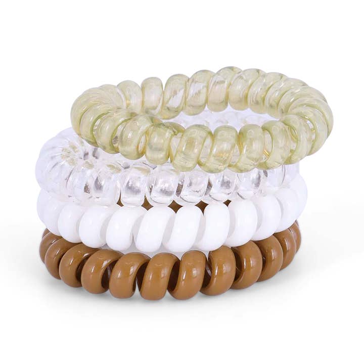 Amerikan Basics – wholesale Hair tie – Fashion Spiral Hair Ties Set1