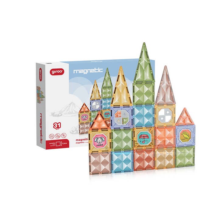 AJ Aguiar - Wholesale Toy set – Kids - Magnetic Game Diamond Shapes 31 Pcs1