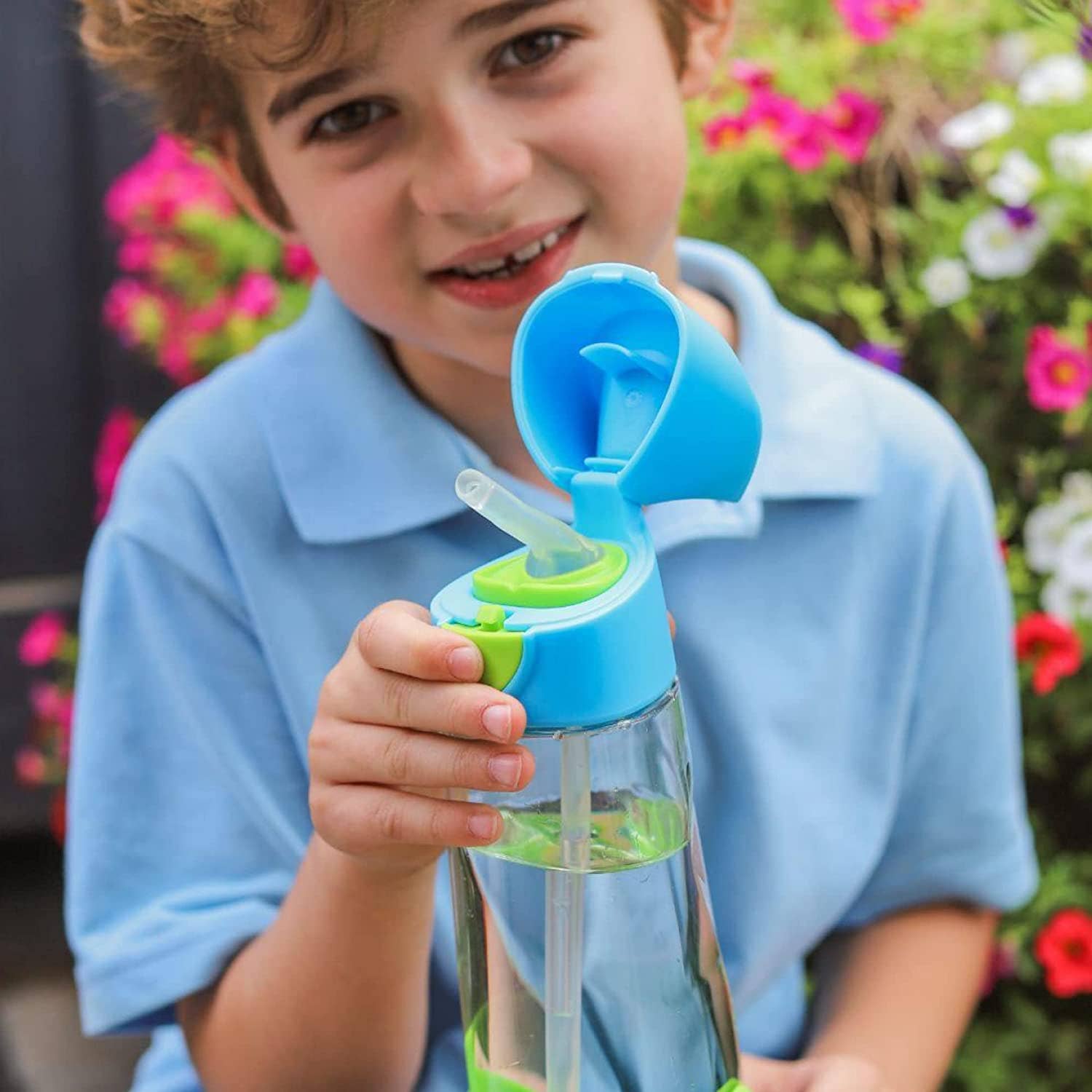 b.box USA - Wholesale Water Bottle - 15oz Tritan™ drink bottle - indigo rose1