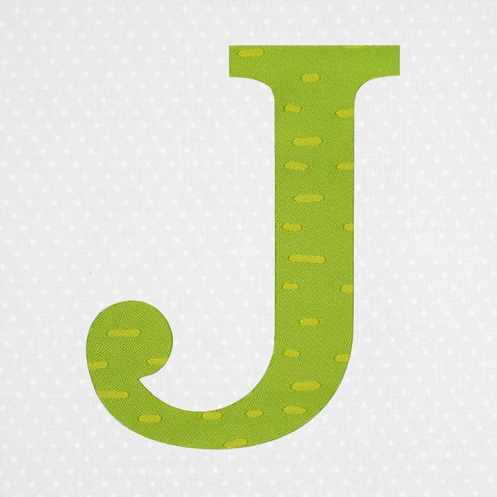 Pegatinas para planchar sobre tela — Green Mix — J para venta al por mayor de Fabfabstickers