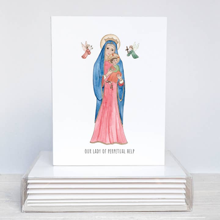 Our Lady of Perpetual Help - Blank Notecard Set for wholesale by 12th and Blossom