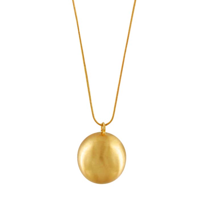 Tabitha IN:STORE Adjustable Ball Necklace Gold Plating for wholesale by Dansk Copenhagen
