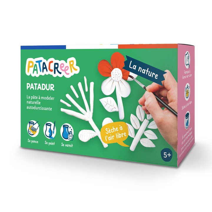 Pâte à Modeler Séchante PATADUR 160g - 2 Pains de 80g - Pour Figurines et Sculptures pour la vente par Patacreer