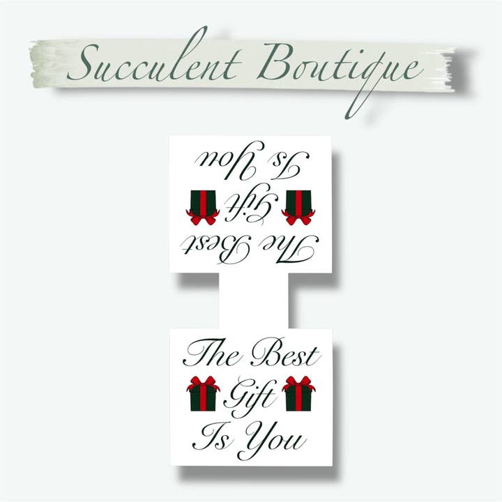 The Best Gift Is You Magnetic Bookmark for wholesale by Succulent Boutique