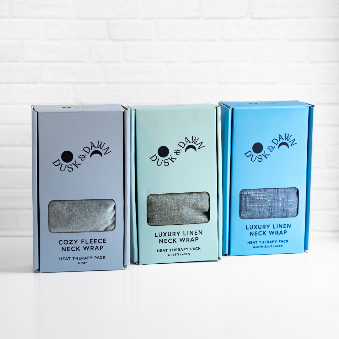 Giften Market - Wholesale Hot/Cold Compress - Cozy Fleece Neck Wrap - Gray - Heat Therapy Pack - Get Well8