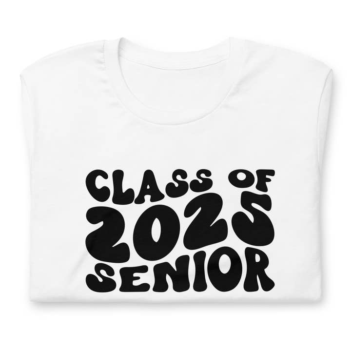 T-shirt unisexe pour seniors de la promotion 2025 pour la vente par Black and Gifted LLC