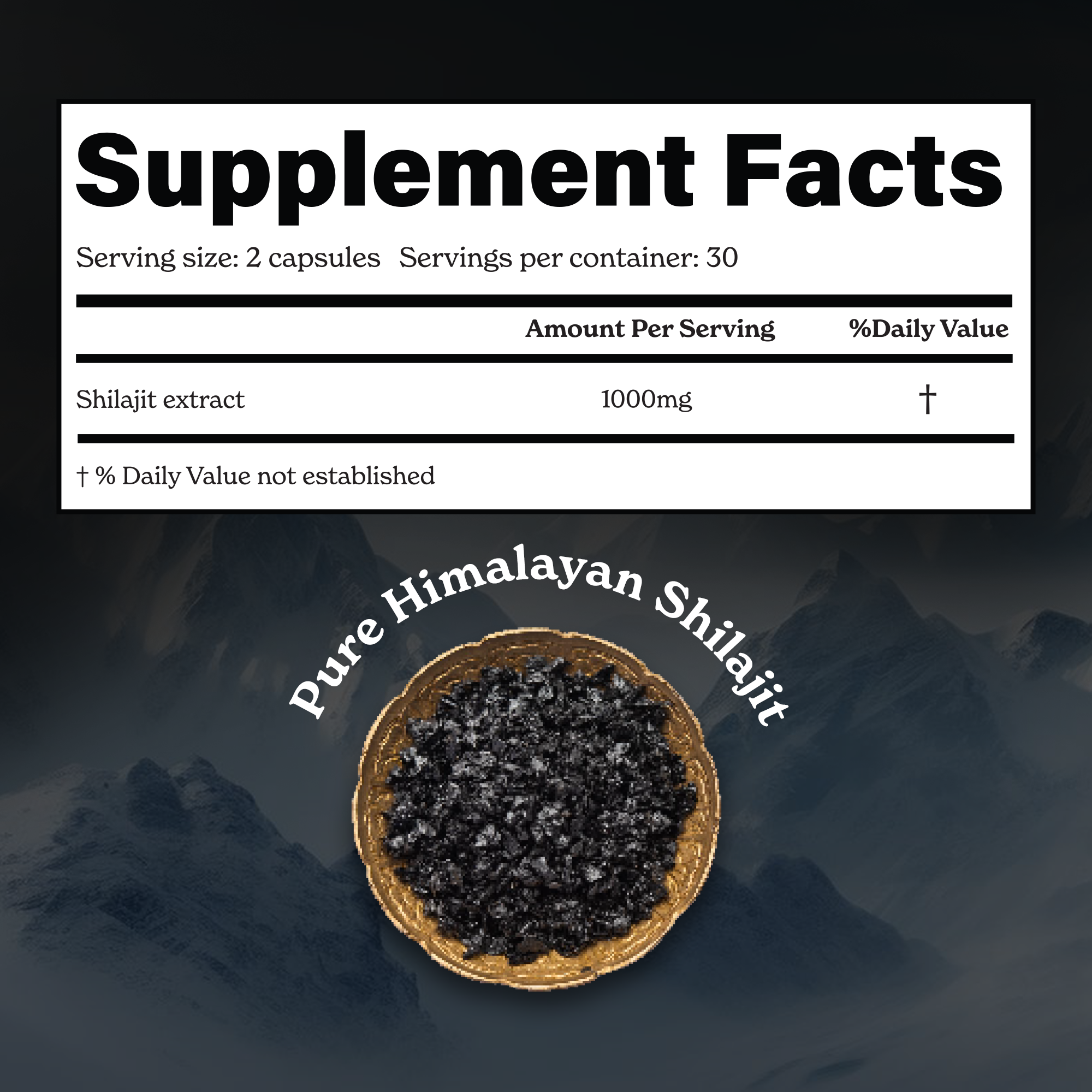 Azuretale INC - Wholesale Oral Supplement/Vitamin - Shilajit Capsules1