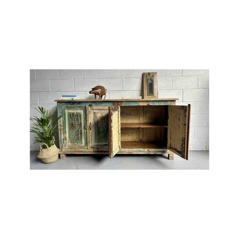 Paloma Black (Casa Natura Design, S.L.) - Wholesale Sideboard - Spectacular One-Of-A-Kind Panelled Indian Wooden Sideboard8